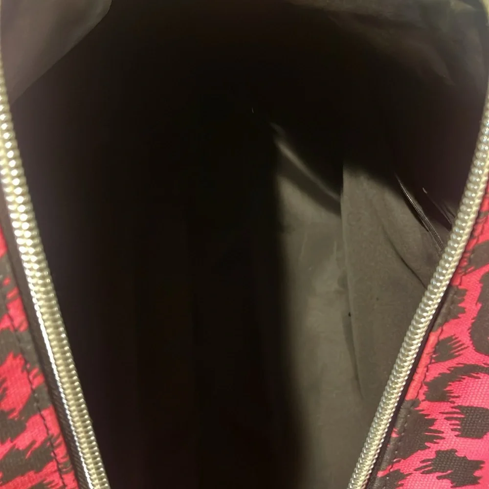 Vintage PINK Victorias Secret Travel Luggage in Pink Leopard Print - Picture 11 of 16